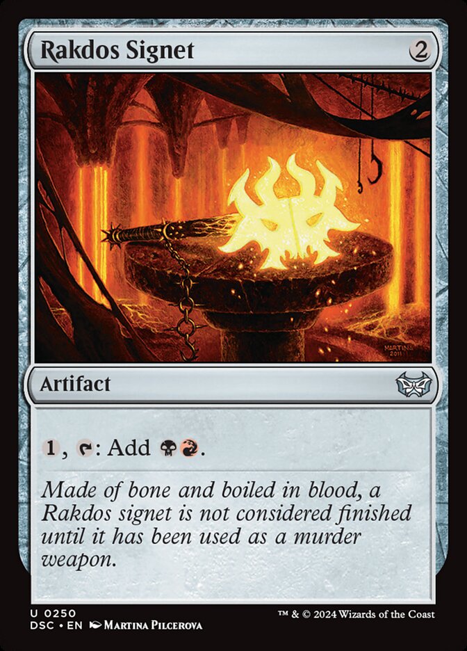 Rakdos Signet 250 (Commander: Duskmourn: House of Horror)  | Good Games Adelaide SA