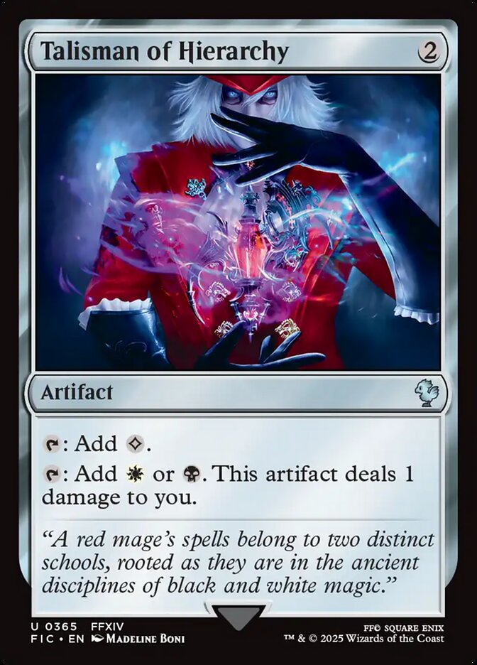 Talisman of Hierarchy 365 (Commander: FINAL FANTASY)  | Good Games Adelaide SA