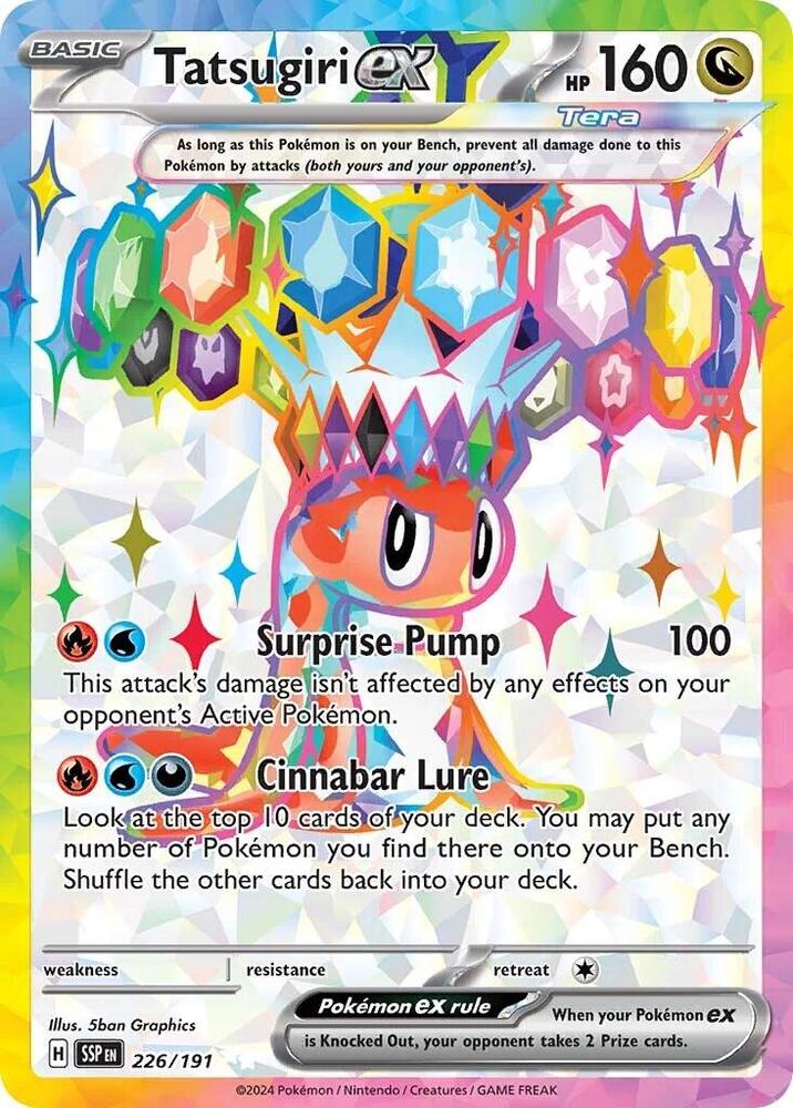 Tatsugiri ex 226/191 (SV08: Surging Sparks)  - Holofoil | Good Games Adelaide SA
