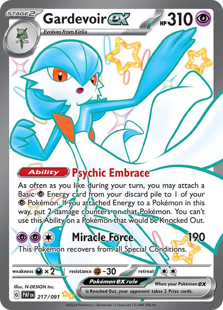 Gardevoir ex 217/091 (SV: Paldean Fates)  - Holofoil | Good Games Adelaide SA