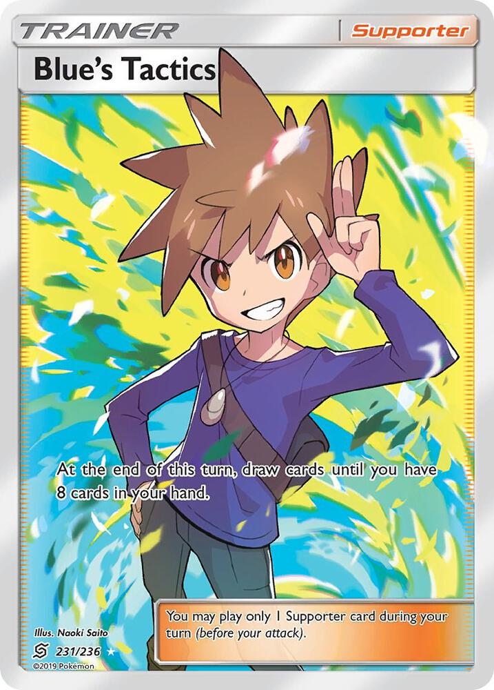 Blues Tactics Full Art 231/236 (SM - Unified Minds)  - Holofoil | Good Games Adelaide SA