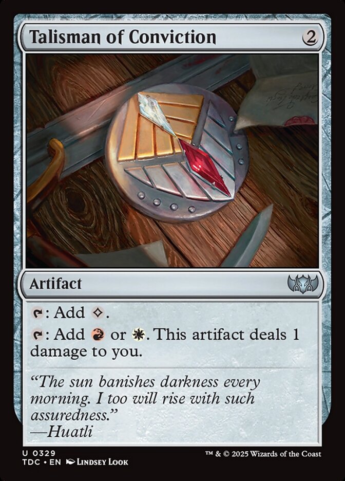 Talisman of Conviction 329 (Commander: Tarkir: Dragonstorm)  | Good Games Adelaide SA