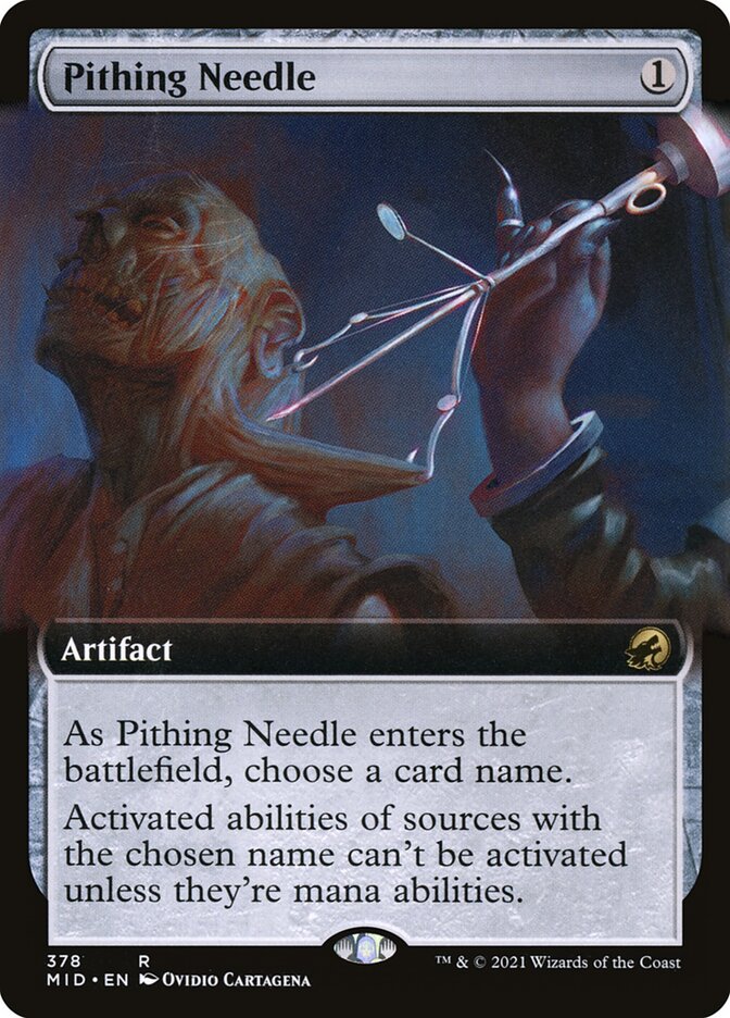 Pithing Needle 378 (Innistrad: Midnight Hunt)  - Foil | Good Games Adelaide SA