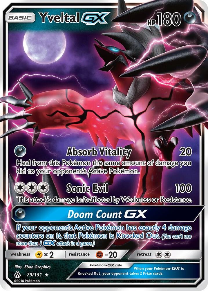 Yveltal GX 79/131 (SM - Forbidden Light)  - Holofoil | Good Games Adelaide SA