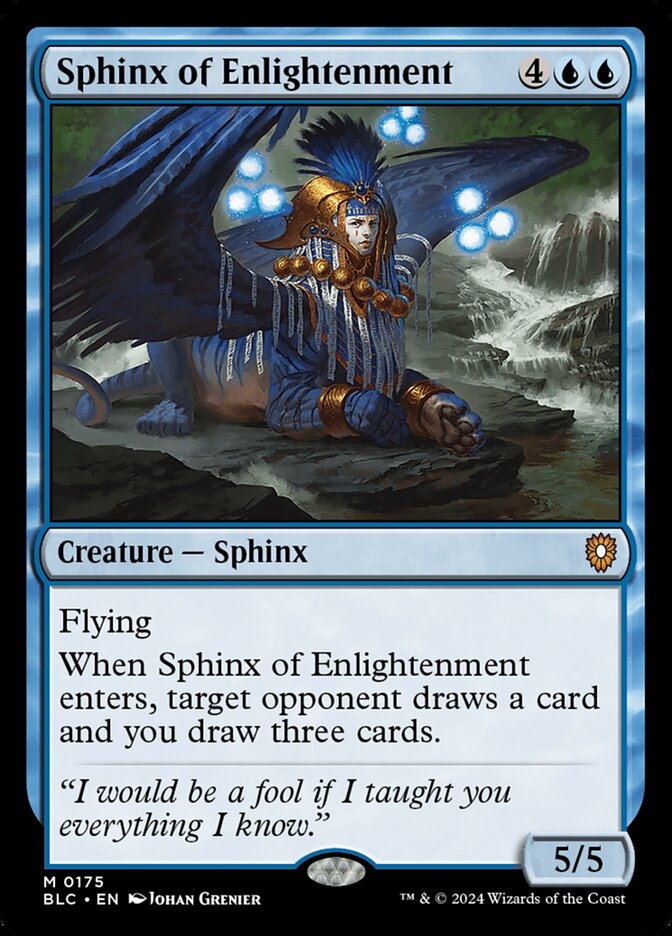 Sphinx of Enlightenment 175 (Commander: Bloomburrow)  | Good Games Adelaide SA