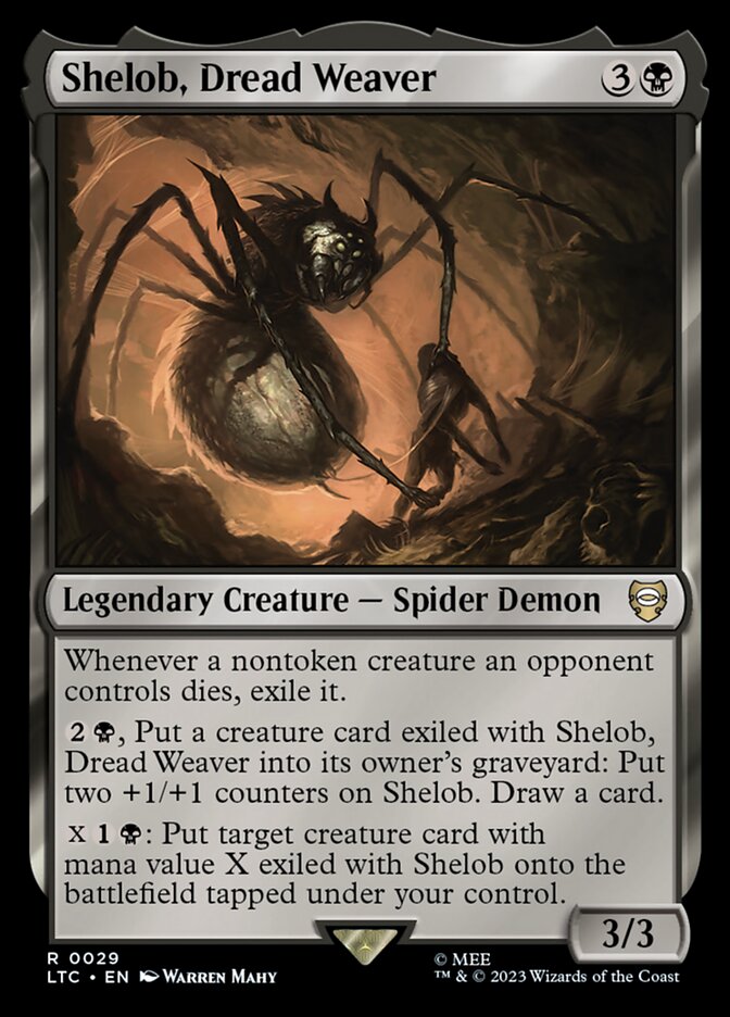 Shelob, Dread Weaver 29 (Commander: The Lord of the Rings: Tales of Middle-earth)  | Good Games Adelaide SA