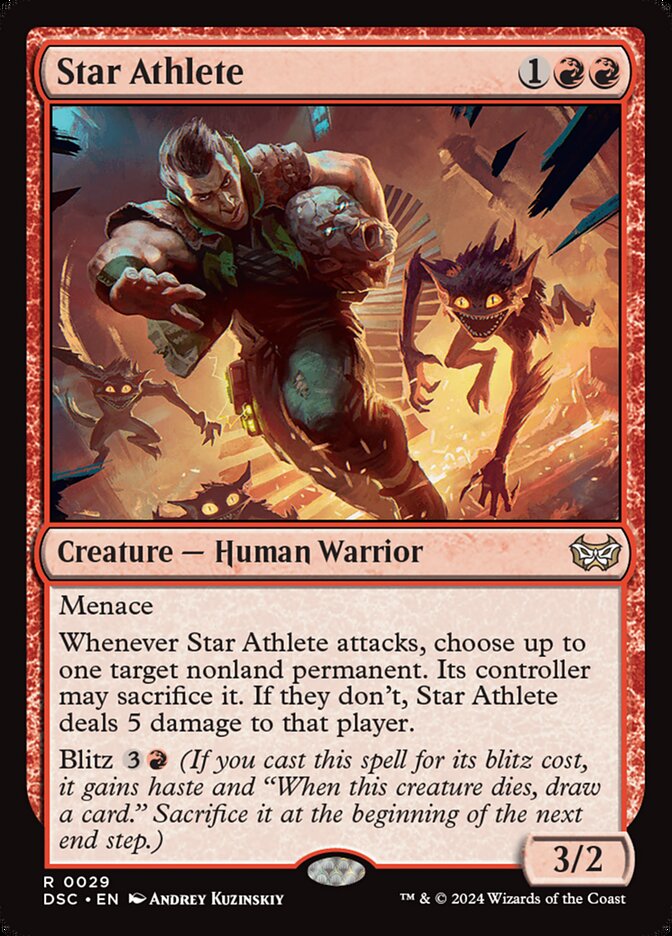 Star Athlete 29 (Commander: Duskmourn: House of Horror)  | Good Games Adelaide SA