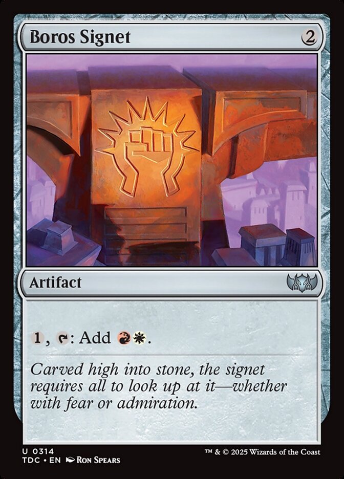 Boros Signet 314 (Commander: Tarkir: Dragonstorm)  | Good Games Adelaide SA