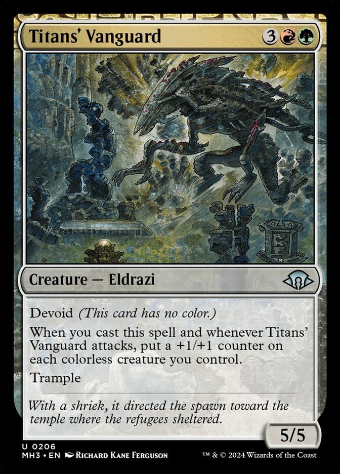 Titans' Vanguard 206 (Modern Horizons 3)  - Foil | Good Games Adelaide SA