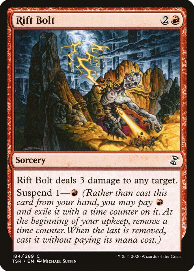 Rift Bolt 184 (Time Spiral: Remastered)  - Foil | Good Games Adelaide SA