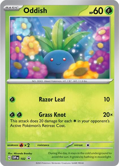 Oddish 102 (SV: Scarlet & Violet Promo Cards)  | Good Games Adelaide SA