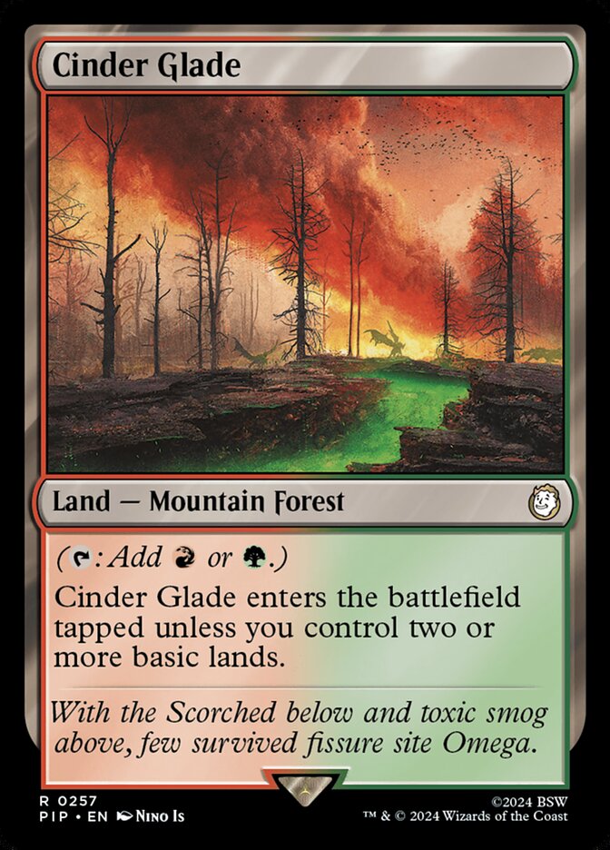 Cinder Glade 257 (Universes Beyond: Fallout)  | Good Games Adelaide SA