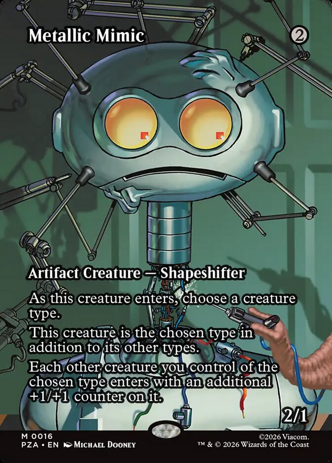 Metallic Mimic 16 (Teenage Mutant Ninja Turtles Source Material)  - Borderless Foil | Good Games Adelaide SA