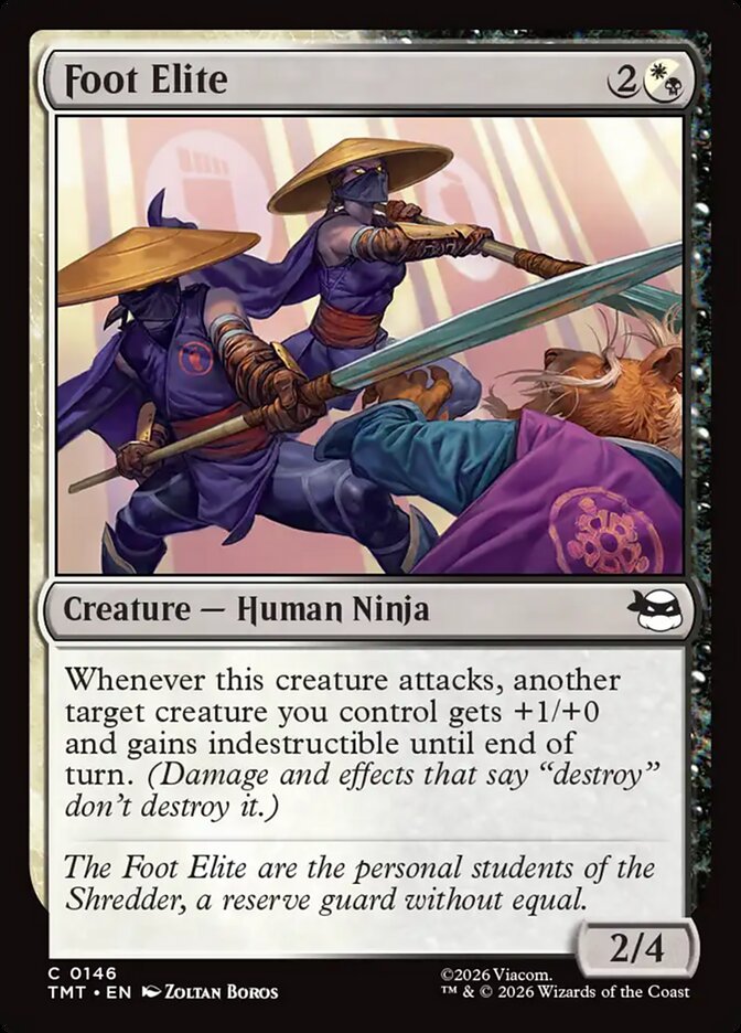 Foot Elite 146 (Teenage Mutant Ninja Turtles)  - Foil | Good Games Adelaide SA