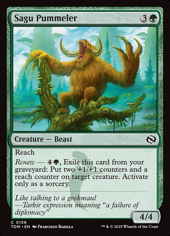 Sagu Pummeler 156 (Tarkir: Dragonstorm)  | Good Games Adelaide SA