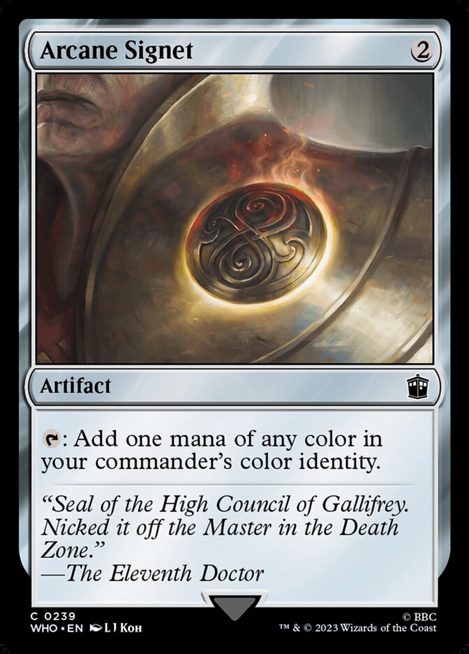 Arcane Signet 239/331 (Universes Beyond: Doctor Who)  | Good Games Adelaide SA