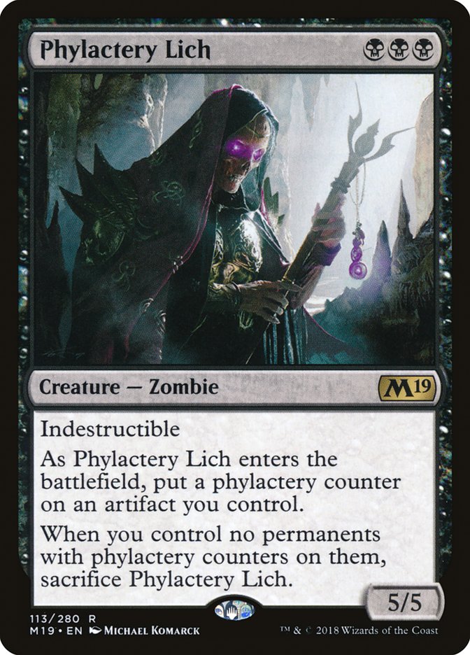 Phylactery Lich 113 (Core Set 2019)  | Good Games Adelaide SA