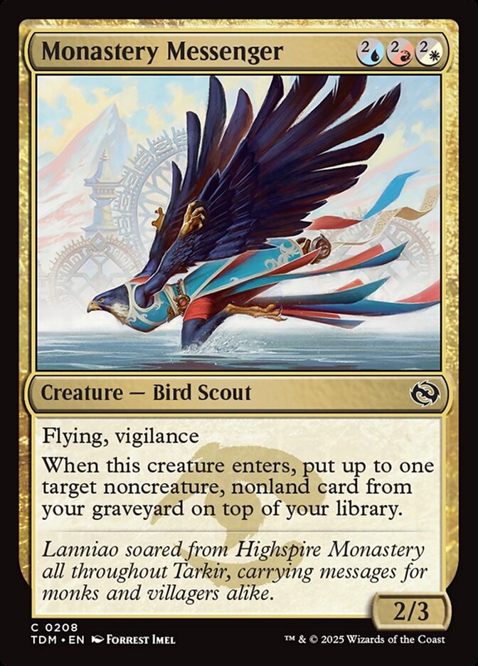 Monastery Messenger 208 (Tarkir: Dragonstorm)  | Good Games Adelaide SA