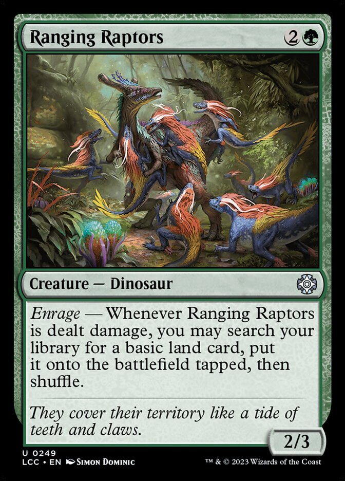 Ranging Raptors 249 (Commander: The Lost Caverns of Ixalan)  | Good Games Adelaide SA