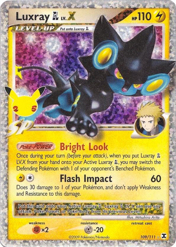 Luxray GL LVX 109/111 (Celebrations: Classic Collection)  - Holofoil | Good Games Adelaide SA