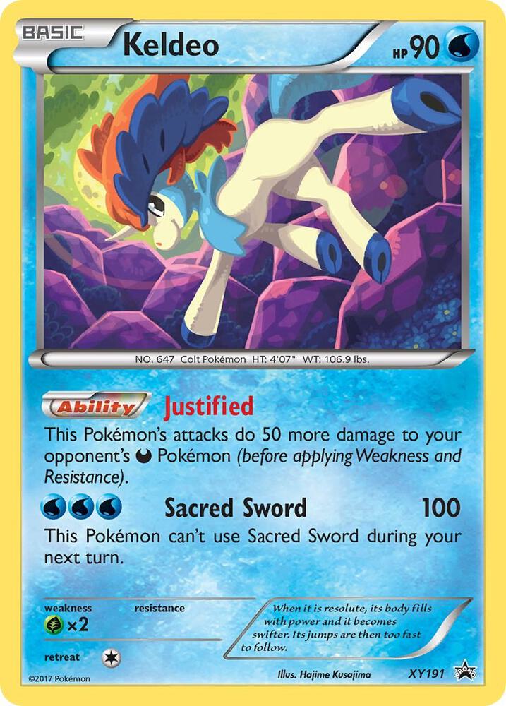 Keldeo XY191 (XY Promos)  - Holofoil | Good Games Adelaide SA