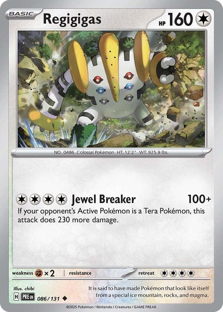 Regigigas 086/131 (SV: Prismatic Evolutions)  | Good Games Adelaide SA