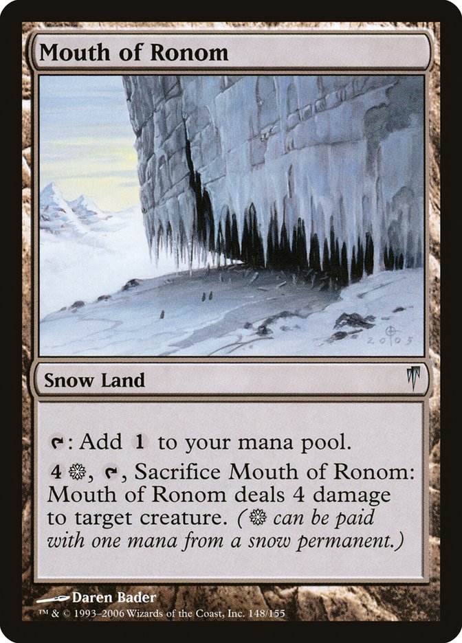 Mouth of Ronom 148 (Coldsnap)  - Foil | Good Games Adelaide SA