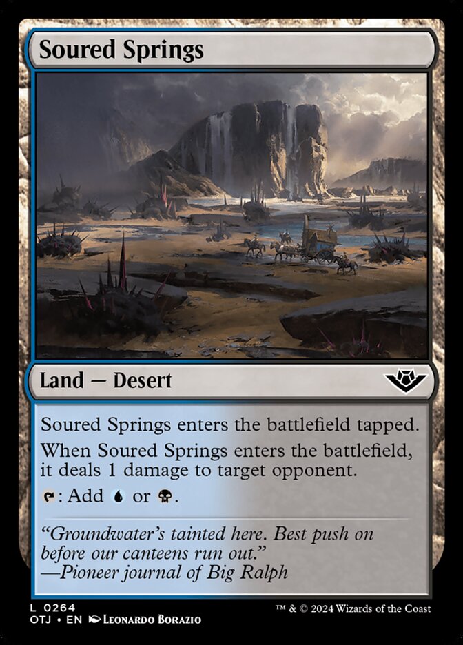 Soured Springs 264/286 (Outlaws of Thunder Junction)  - Foil | Good Games Adelaide SA