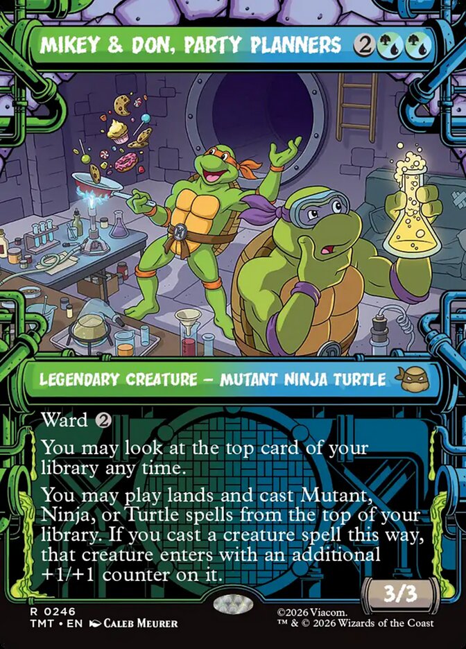 Mikey and Don, Party Planners 246 (Teenage Mutant Ninja Turtles)  - Showcase | Good Games Adelaide SA