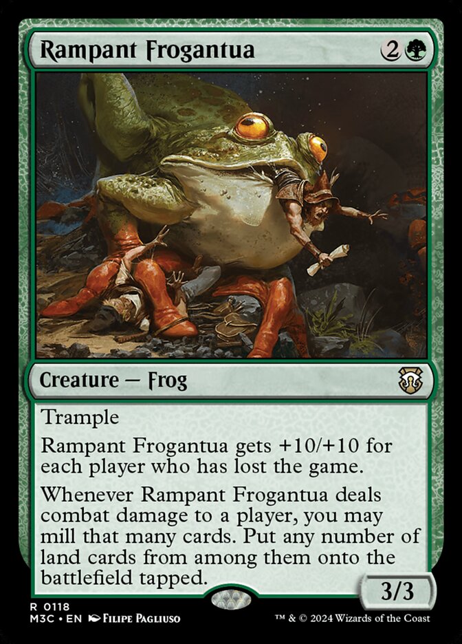 Rampant Frogantua 118 (Commander: Modern Horizons 3)  | Good Games Adelaide SA