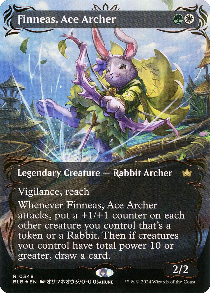 Finneas, Ace Archer 348 (Bloomburrow)  - Foil | Good Games Adelaide SA