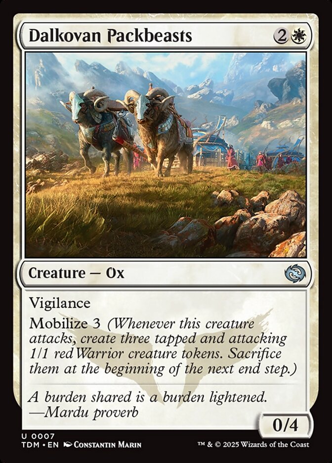 Dalkovan Packbeasts 7 (Tarkir: Dragonstorm)  | Good Games Adelaide SA