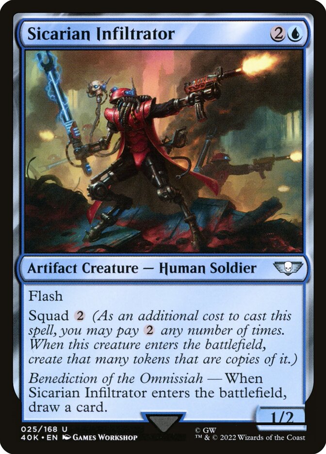 Sicarian Infiltrator 25 (Universes Beyond: Warhammer 40,000)  | Good Games Adelaide SA