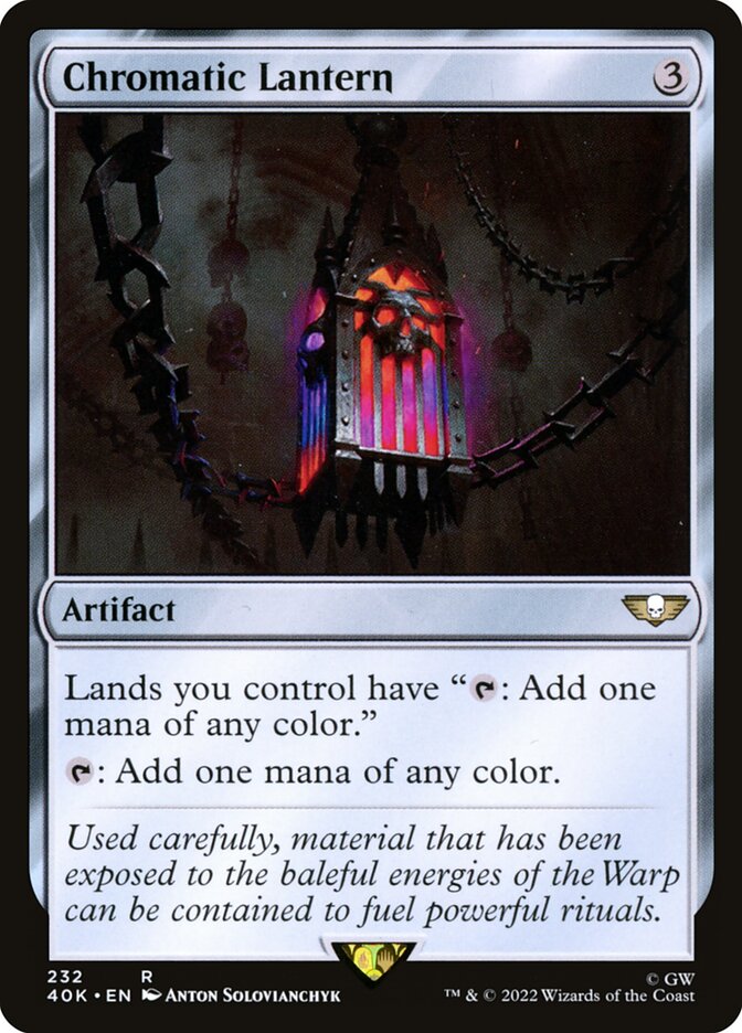 Chromatic Lantern 232 (Universes Beyond: Warhammer 40,000)  | Good Games Adelaide SA