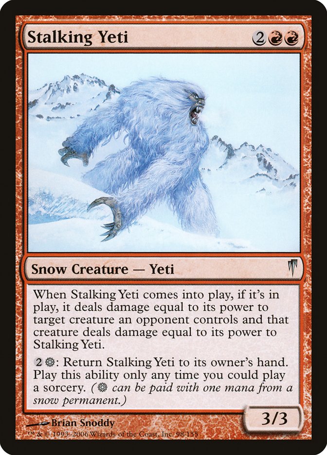 Stalking Yeti 98 (Coldsnap)  - Foil | Good Games Adelaide SA