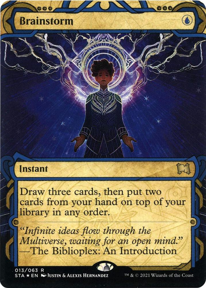 Brainstorm Foil Etched 13 (Strixhaven: Mystical Archives)  - Foil | Good Games Adelaide SA