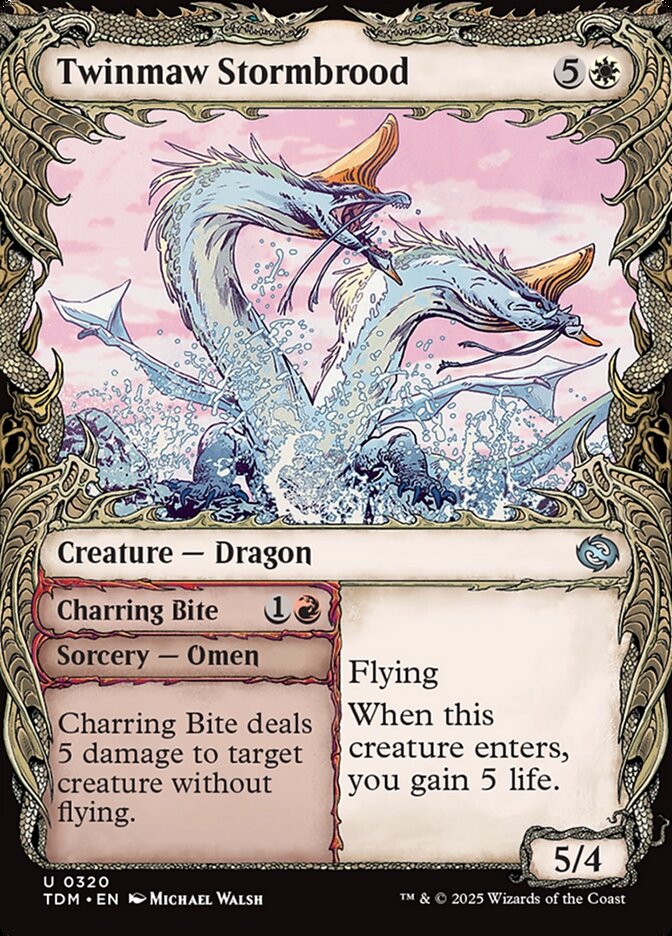 Twinmaw Stormbrood // Charring Bite 320 (Tarkir: Dragonstorm)  | Good Games Adelaide SA