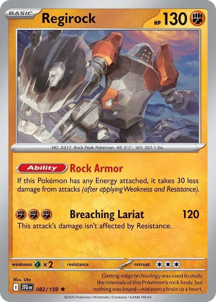 Regirock 082/159 (SV09: Journey Together)  - Holofoil | Good Games Adelaide SA