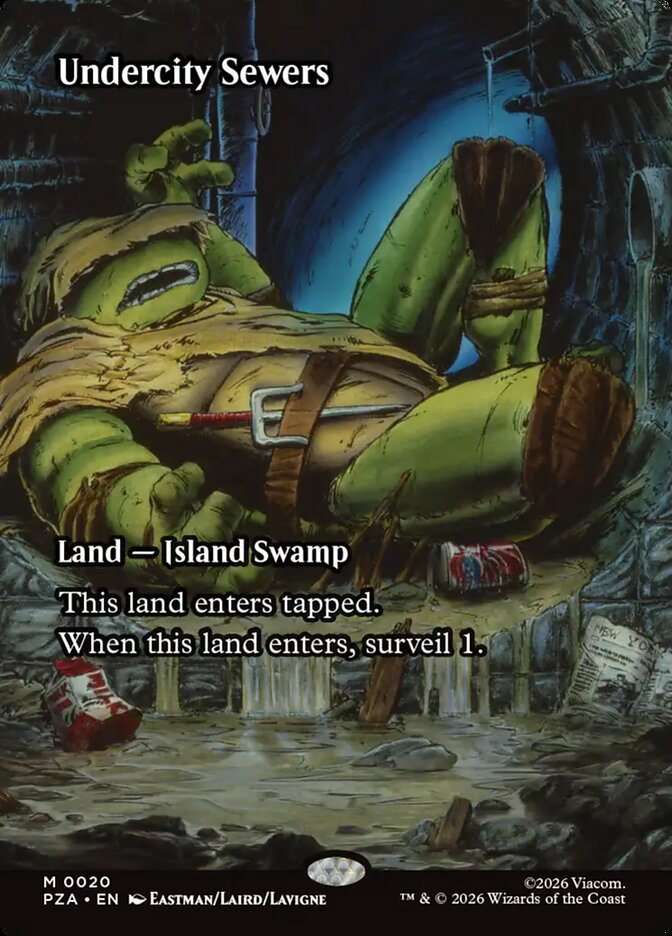 Undercity Sewers Borderless 20 (Teenage Mutant Ninja Turtles Source Material)  - Borderless | Good Games Adelaide SA