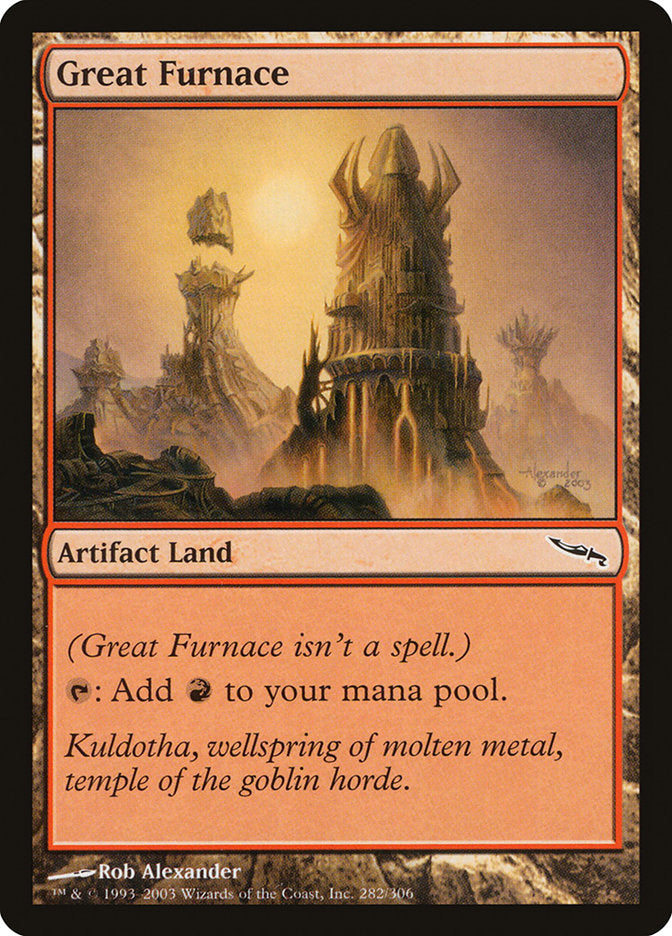 Great Furnace 282 (Mirrodin)  - Foil | Good Games Adelaide SA