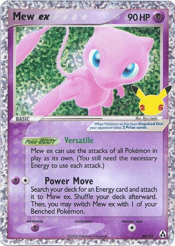 Mew ex 88/92 (Celebrations: Classic Collection)  - Holofoil | Good Games Adelaide SA