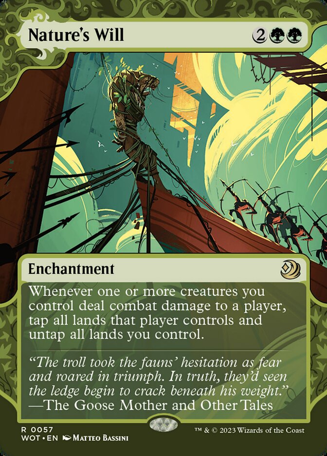 Nature's Will 57 (Wilds of Eldraine: Enchanting Tales)  - Foil | Good Games Adelaide SA