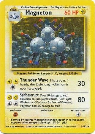 Magneton 009/102 (Base Set)  - Holofoil | Good Games Adelaide SA