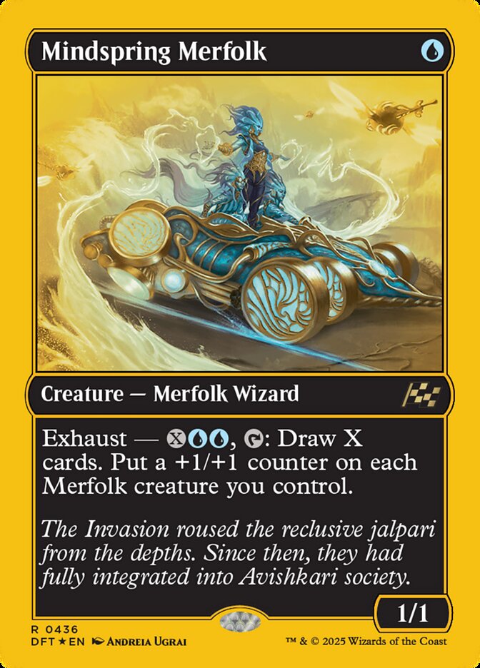 Mindspring Merfolk 436 (Aetherdrift)  - Foil | Good Games Adelaide SA