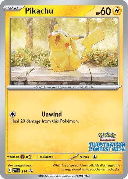 Pikachu Illustration Contest 2024 214 (SV: Scarlet & Violet Promo Cards)  | Good Games Adelaide SA