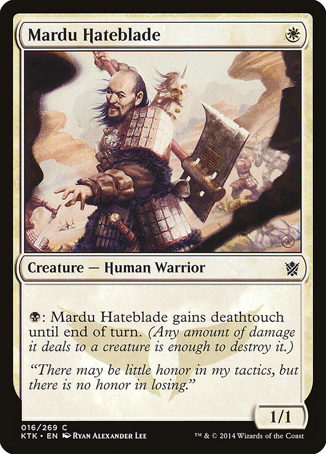 Mardu Hateblade 16 (Khans of Tarkir)  | Good Games Adelaide SA