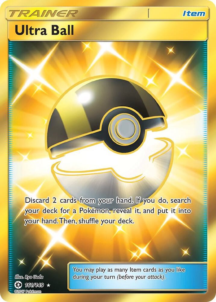 Ultra Ball Secret 161/149 (SM Base Set)  - Holofoil | Good Games Adelaide SA