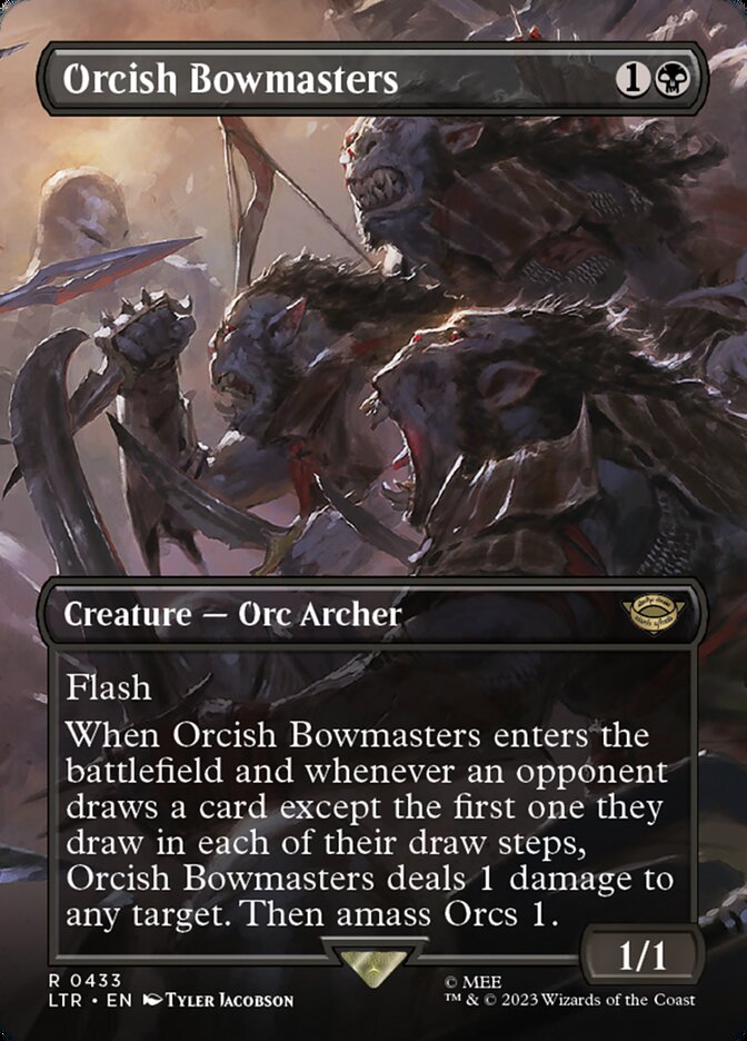 Orcish Bowmasters 433 (Universes Beyond: The Lord of the Rings: Tales of Middle-earth)  - Borderless | Good Games Adelaide SA
