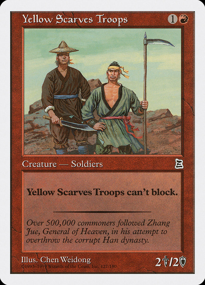 Yellow Scarves Troops 127 (Portal Three Kingdoms)  | Good Games Adelaide SA
