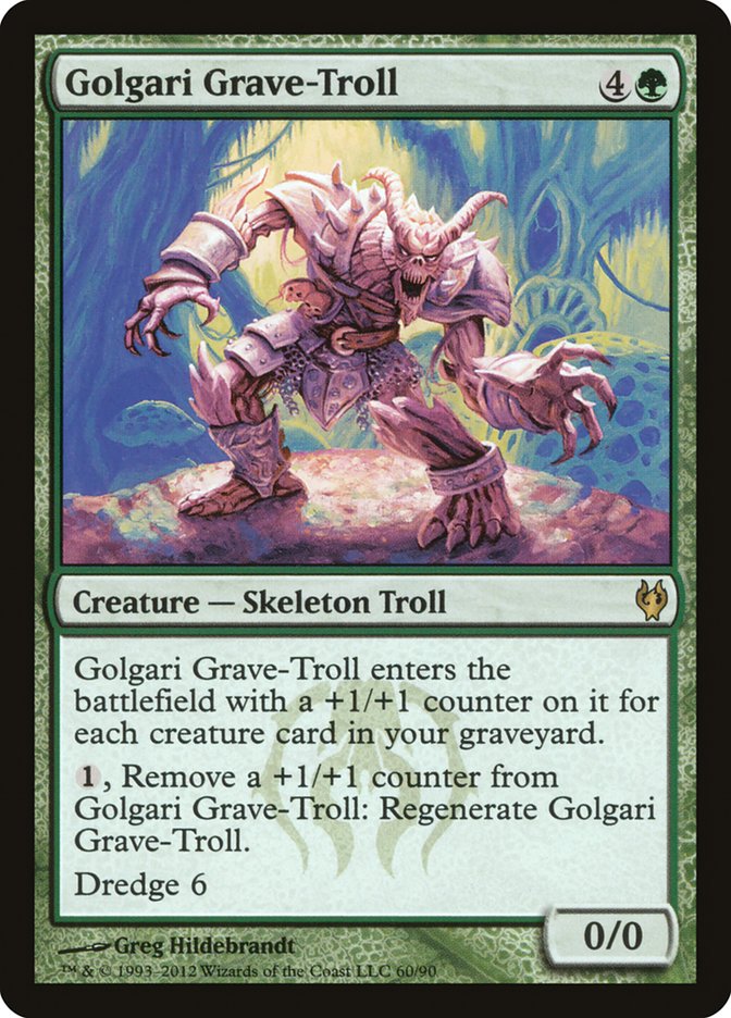 Golgari Grave-Troll 60 (Duel Decks: Izzet vs. Golgari)  | Good Games Adelaide SA